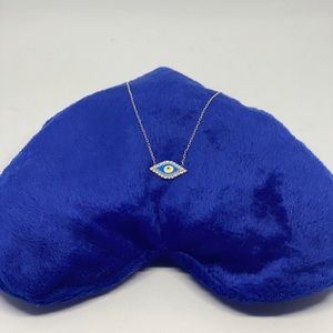 NECKLACE SILVER EYE